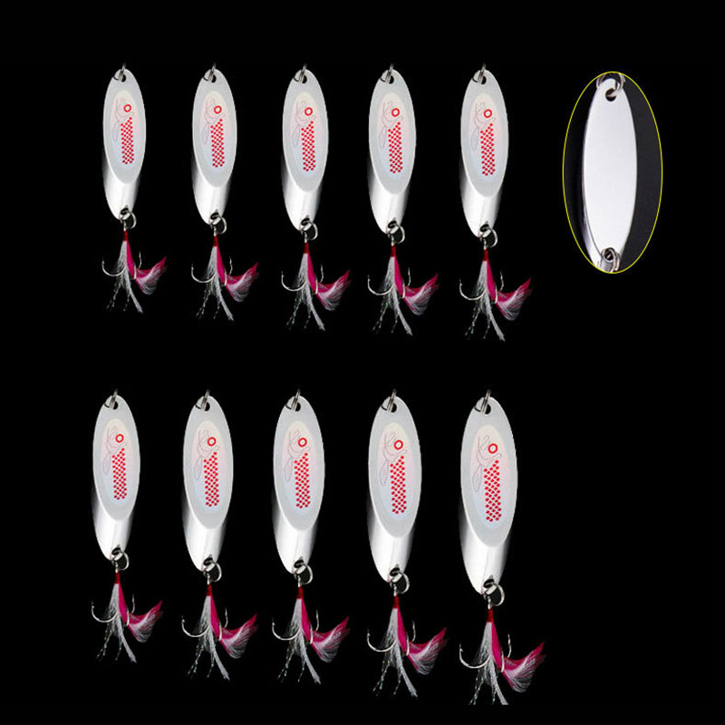 Mồi Câu Cá Giả 3 Màu 7G / 10G / 14G / 18G / 22G / 28G Bằng Kim Loại Cứng Với Móc Thép Cacbon Sắc Bén Chống Thấm Nước Chống Mài Mòn