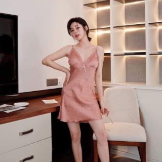 Combo váy ngủ chấm bi