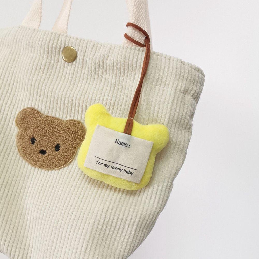 LANFY Móc Khóa Hình Gấu Bông Bằng Cotton PP Dễ Thương Chống Thất Lạc