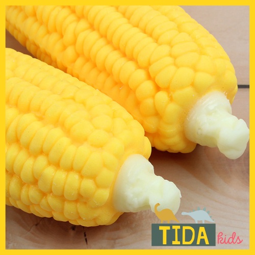 Ngô Vàng Bóp Mềm ⚡ HOT TREND ⚡ Squishy Mochi Bắp Cute, Đồ Chơi Xả Stress Dễ Thương Xua Tan Căng Thẳng, TiDa Kids Shop