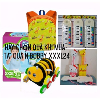 🏰 HCM freeship 🏰 TẶNG QUÀ TỰ CHỌN 👉Tã quần Bobby đệm lưng thấm mô hôi XXXL24 siêu mỏng ( 20 - 35 Kg )