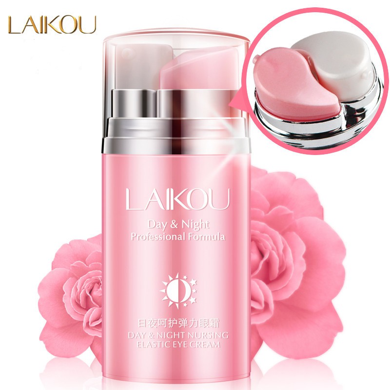 LAIKOU Day and Night Eye Cream Firming Moisturising Care Care Loại bỏ nếp nhăn Finelines 20g