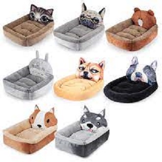 ổ nệm chó mèo màu vàng 50cmx75cm size lớn