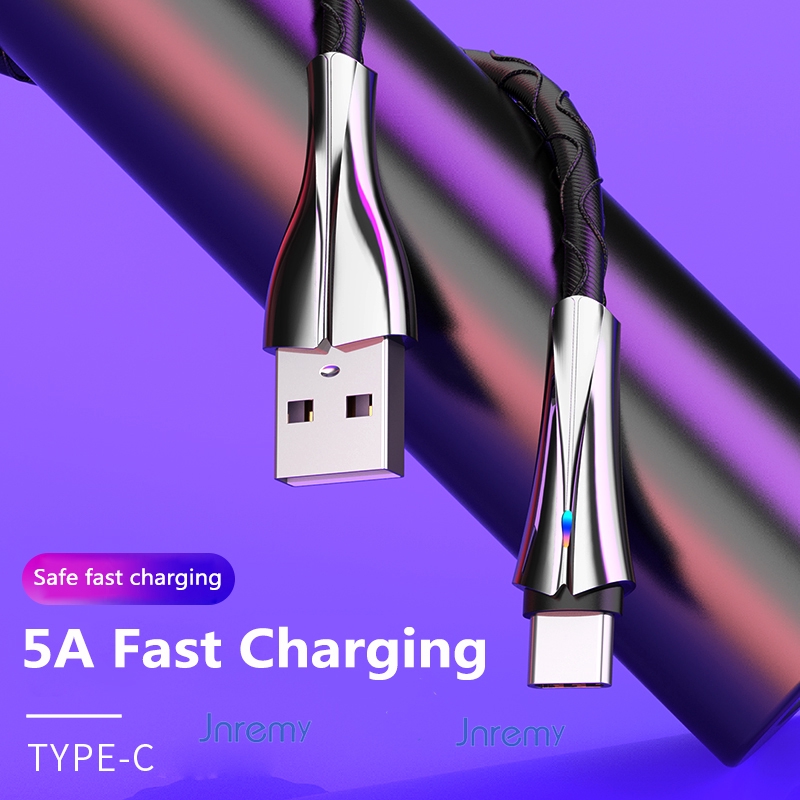 Dây cáp sạc nhanh 5A 1m có chỉ báo LED tiện lợi dành cho IP11