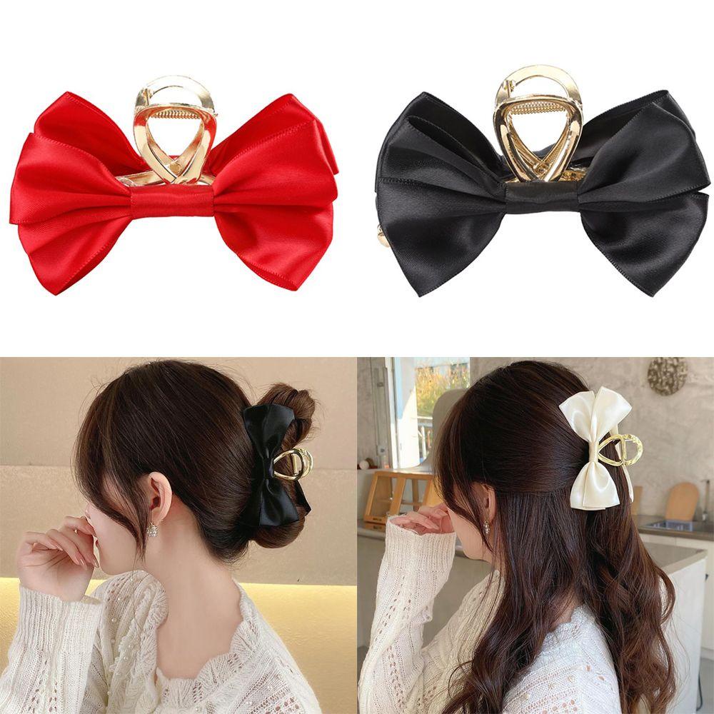 Kẹp Tóc Dạng Nơ Chống Trượt Siêu Bền Cho Nữ