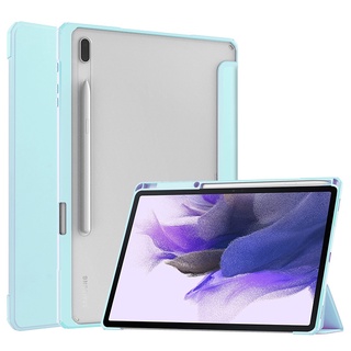Ốp Máy Tính Bảng Chống Sốc Có Ngăn Đựng Bút Cho Samsung Galaxy Tab S7 Fe Sm-T730 T735 T736 T736B S7 + S7