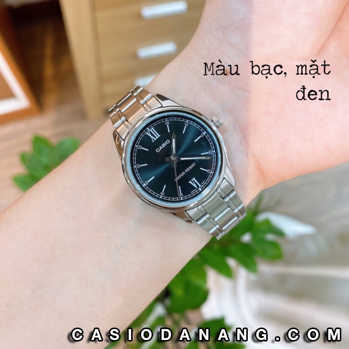 Đồng hồ nữ dây kim loại Casio chính hãng Anh Khuê LTP-V005D-1B2UDF (28mm)