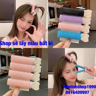 Kẹp phồng chân tóc mái, ống lô uốn tự dính tóc,tạo kiểu tóc bồng bềnh của Hàn Quốc