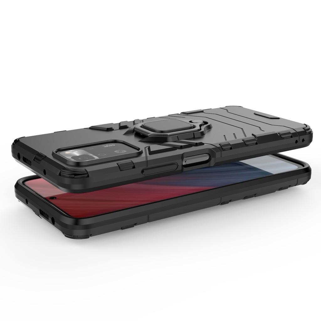 Ốp lưng Poco X3 GT / Note 10 Pro 5G / Poco X4 Pro 5G Iron Man Iring chống sốc giá đỡ cao cấp giá đỡ xem phim
