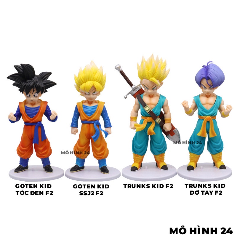 Mô hình nhân vật cao cấp figure trunks goten kid 2 đầu ca lích trong dragon ball bảy viên ngọc rồng dragonball