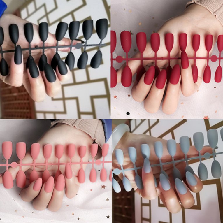 Bộ móng giả đầu nhọn không phai màu dùng để làm đẹp cho nữ