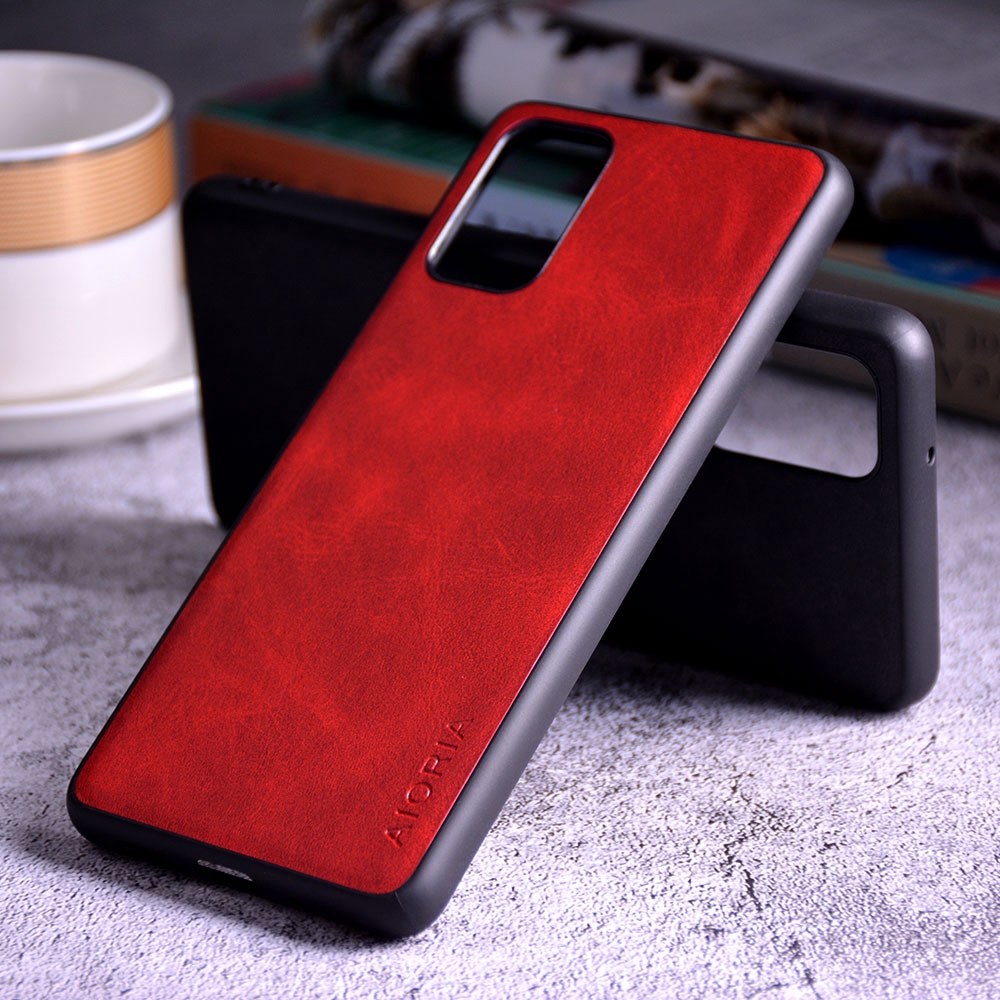 Ốp Điện Thoại tpu + pc Phối Da pu Kiểu Doanh Nhân Cho samsung galaxy s20 plus ultra s10 s10e 5g note 10 lite