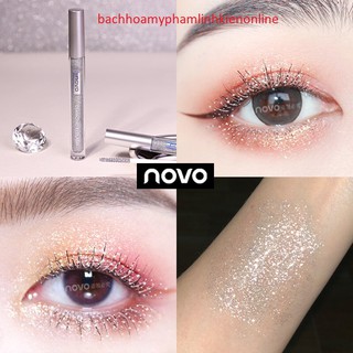 Mascara nhũ kim tuyến Novo, vừa àm cong mi, dày mi, tạo nhũ kim tuyến lấp lánh cho mắt