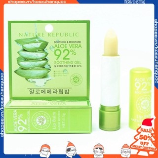 Son dưỡng môi Nature Republic Aloe Vera 92%