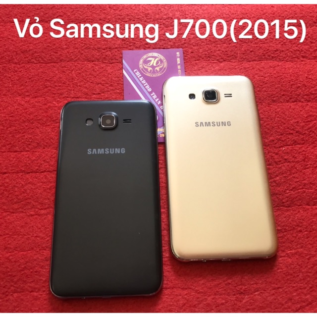 Vỏ Samsung galaxy J700mặt sau,khung sườn,nút âm lượng và nút mở nguồn