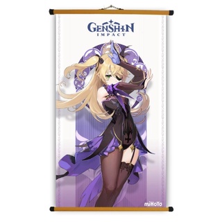 Tranh Vải Treo Tường Game Genshin Impact