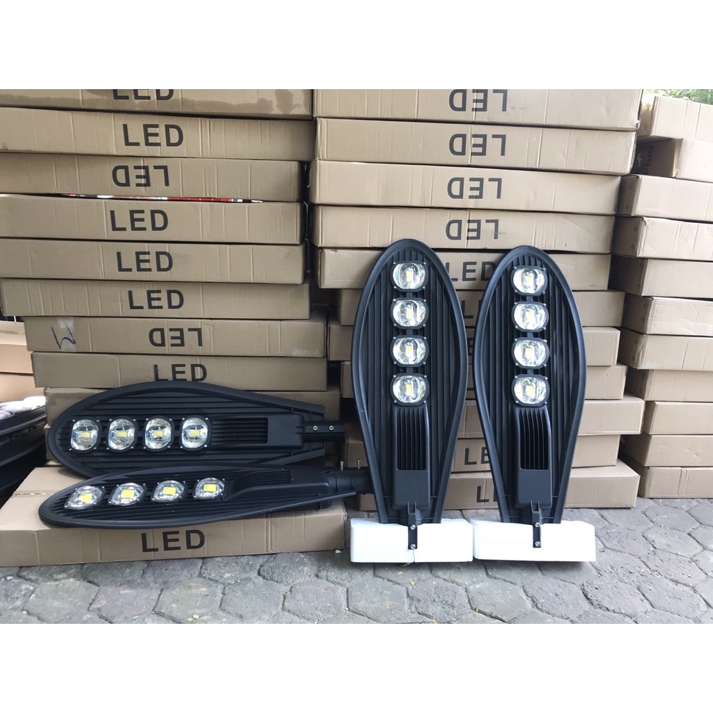 Đèn đường lá 50w, 100w, 150w, 200w bảo hành 2 năm, chip COB siêu sáng