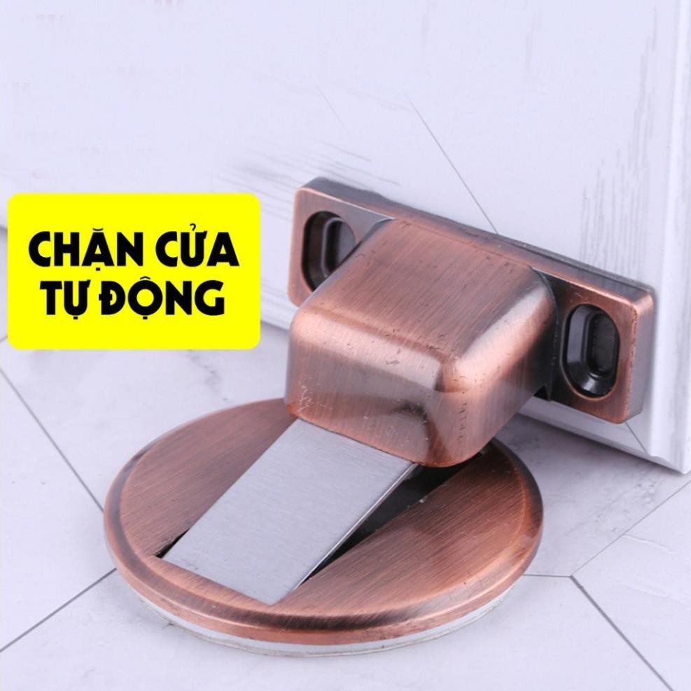 Bộ chặn cửa hít nam châm INOX 304 Cao Cấp - An Toàn - Tiện Lợi