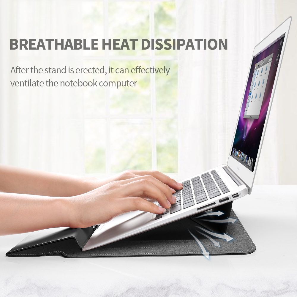 Túi Da Mềm Đựng Laptop 11 12 13 14 15 16 inch Cho Macbook Pro Air 13 ASUS Acer HP