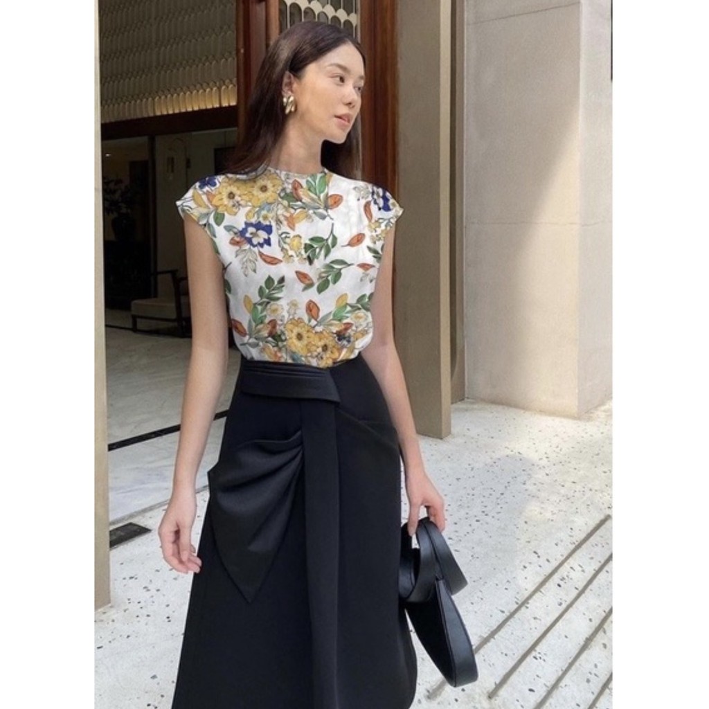 ☘️❤️#ÁO SƠMI ZARA HOA LỤA MỀM MẠI, NỮ TÍNH, DỊU DÀNG HẾT MỨC😋😋