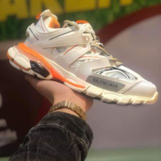 [GIÁ HỦY DIỆT] giày balen track trắng cam