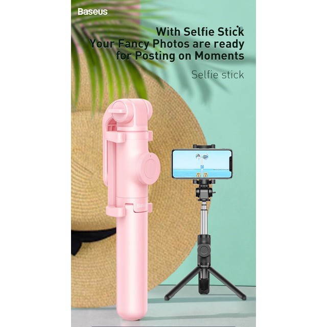 Gậy chụp ảnh Baseus BLUETOOTH TRIPOD ♥️