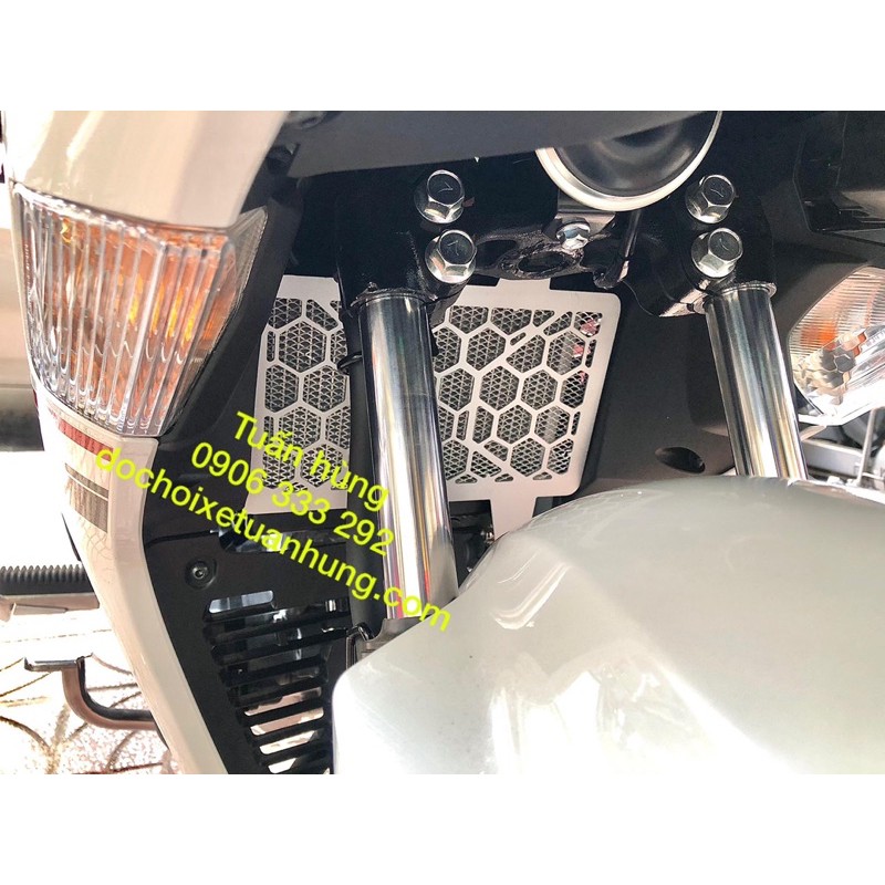 Che két nước exciter 155/ex155vva  nhôm lưới - bảo vệ két nước ex155 - đồ chơi xe ex155