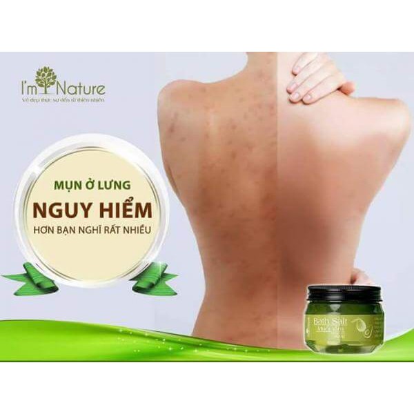 Muối Tắm Thảo Mộc I'm Nature - Muối Tắm Giảm Mụn Lưng, Mụn Body, Viêm Nang Lông 220Gr | BigBuy360 - bigbuy360.vn