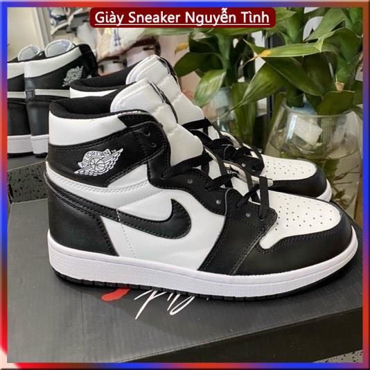 Giày Sneaker NB550 cổ thấp phối màu White Green, Giày thể thao trắng xám NB550 Giày  Jordan 1 High ( Panda