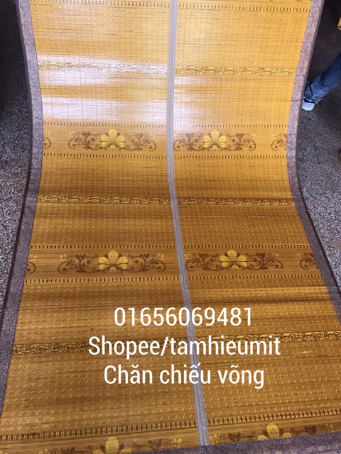 Chiếu trúc tăm in hoa đẹp