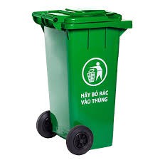 Thùng rác nhựa công nghiệp 120L, 240L