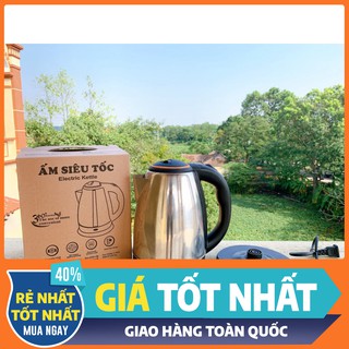 [GIÁ CÔNG PHÁ - RẺ NHẤT] Ấm siêu tốc ấm đun nước inox cao cấp