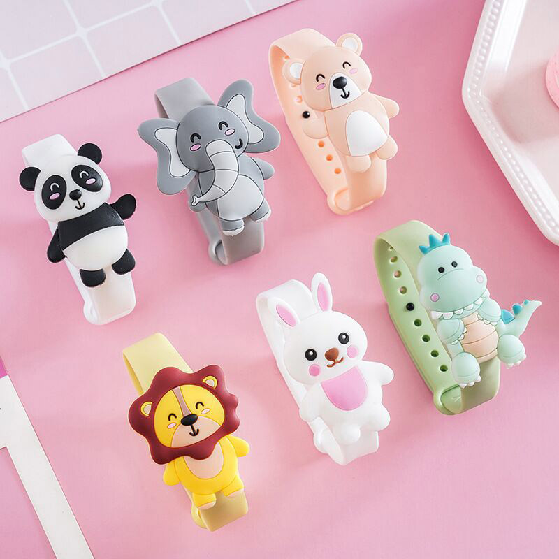 Vòng tay chống muỗi nhỏ gọn họa tiết hoạt hình dễ thương dễ sử dụng dành cho trẻ em