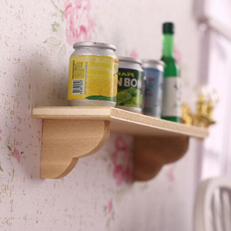 Kệ gỗ treo tường trang trí nhà búp bê tỉ lệ 1:12 chất lượng cao