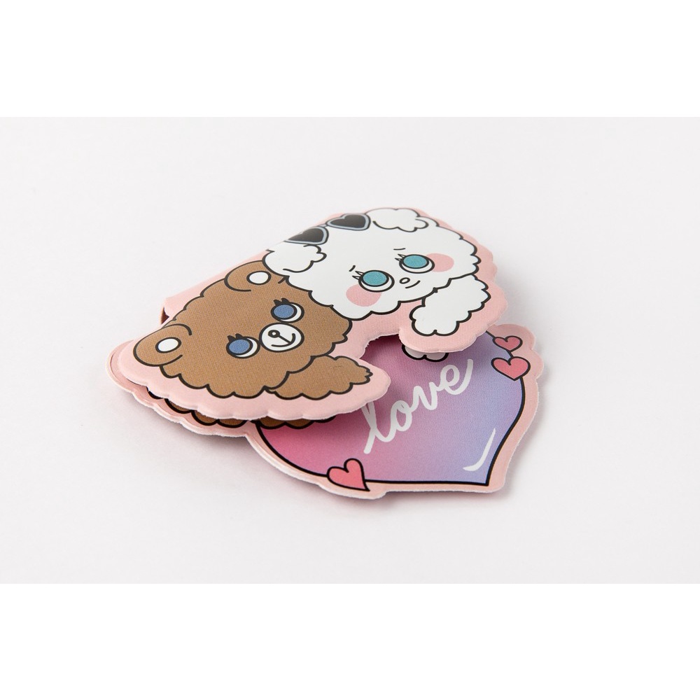 Kẹp Nam Châm ARTBOX Hàn Quốc Hình Bichon Và Trái Tim Dễ Thương Tiện Dụng