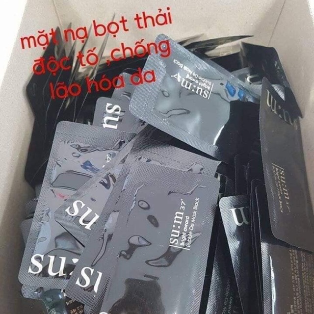COMBO 10 GÓI MẶT NẠ THẢI ĐỘC SU:M 37