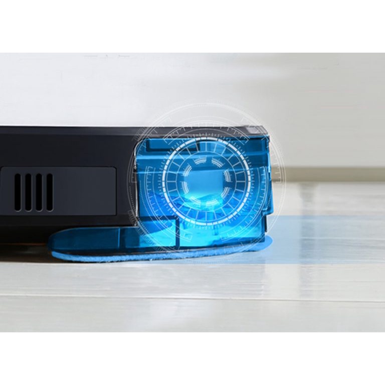 Robot hút bụi Rapido R6S động cơ Nidec lực hút 2500PA cảm ứng, cảm biến, nhiều chế độ lau hút