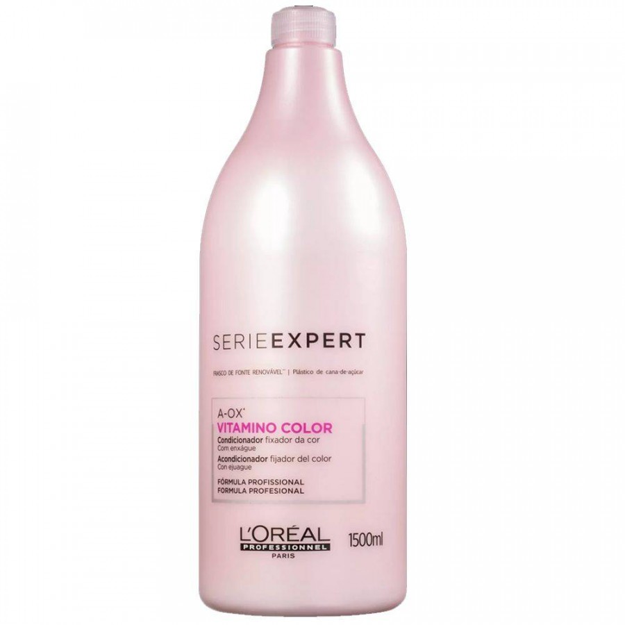 Dầu gội giữ màu tóc nhuộm L'oreal Serie Expert A-OX Vitamino color radiance shampoo 1500ml - Chính hãng