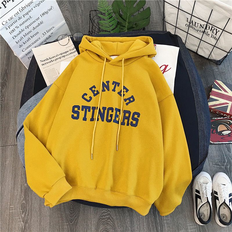 áo nỉ hoodies in chữ center stingers dáng unisex | BigBuy360 - bigbuy360.vn