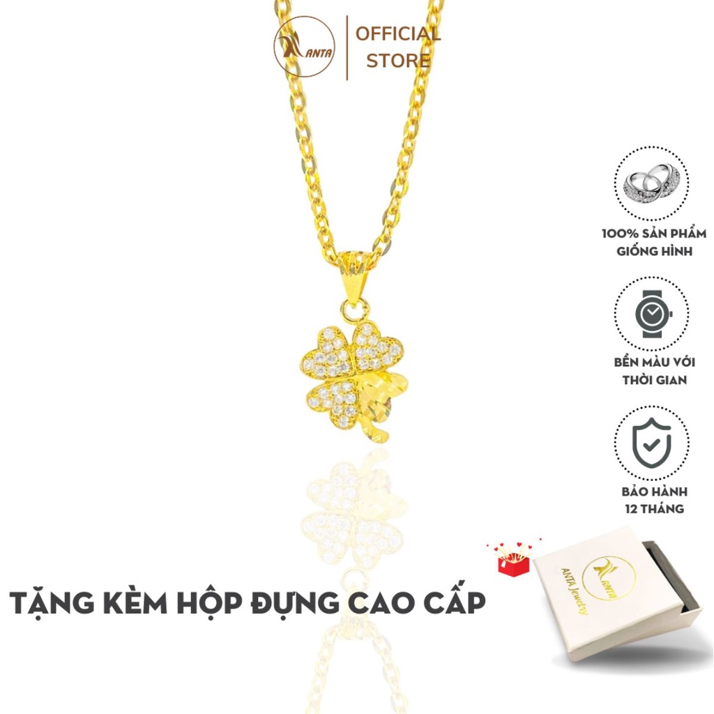 Dây chuyền Mặt hoa 4 lá cỏ cao cấp sang trọng ANTA Jewelry - ATJ3074