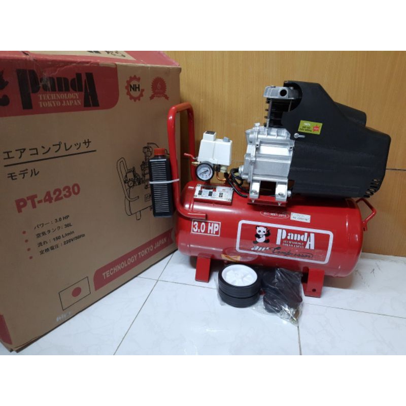 Máy nén khí phun sơn  Panda PT-4230 3HP 30lit , bảo hành 12 tháng