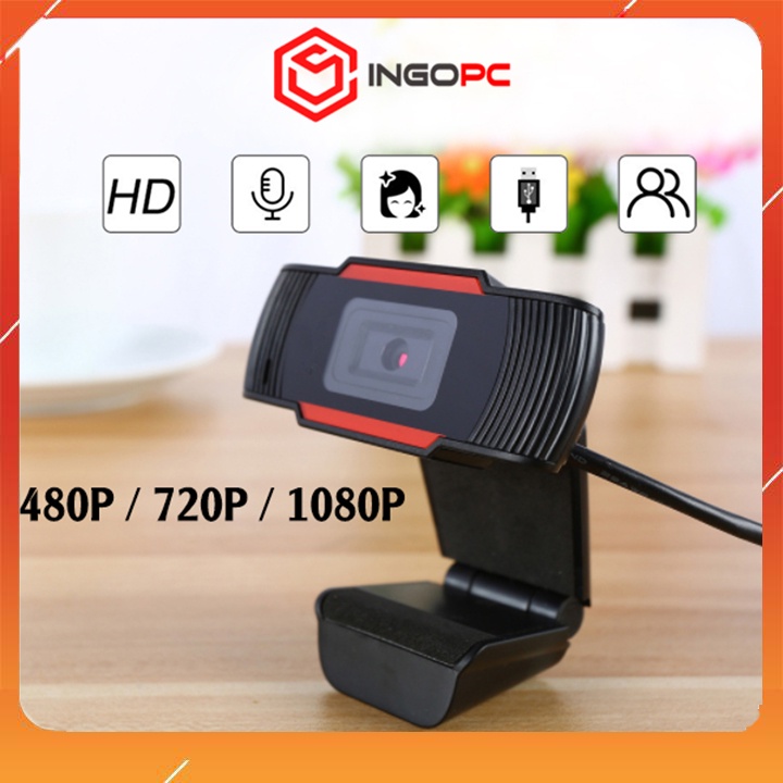 Webcam Máy Tính Có Mic Full HD 720P, Camera Học Online Và Livestream Giá Rẻ Chính Hãng - Bảo Hành 1 Đổi 1.