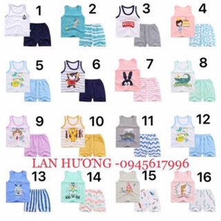 Combo sỉ bộ ba lỗ cho bé trai, bé gái