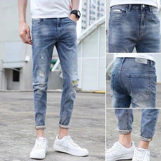 Quần jean nam 💙FREESHIP💙 Quần Jean Nam Đẹp Rách Gối là mẫu Quần Jean nam cao cấp