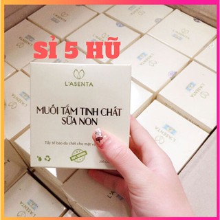 [Sỉ 5 Hũ] Muối Tắm Tinh Chất Sữa Non Lasenta 200gr