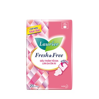 Băng Vệ Sinh Laurier Fresh & Free 20 Miếng Nhập Khẩu Thái Lan