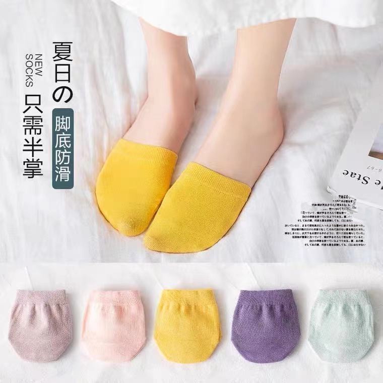 Vớ Chân Nửa Chân Vải cotton Thấm Hút Mồ Hôi Chống Trượt Thích Hợp Cho Nữ Mặc Trong Văn Phòng