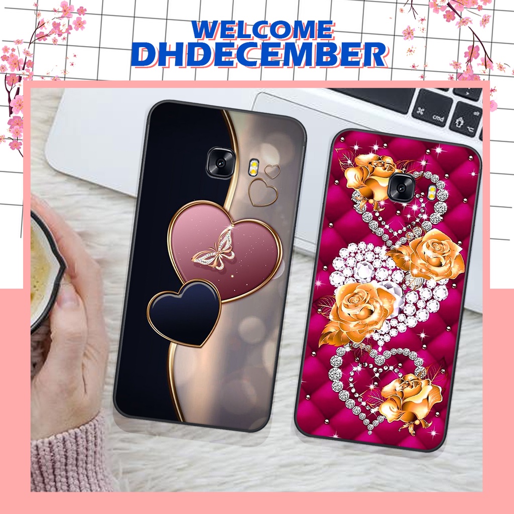 Ốp lưng Samsung Galaxy C9 PRO / A9 PRO in hình hoa tinh tế , mới mẻ DH DECEMBER