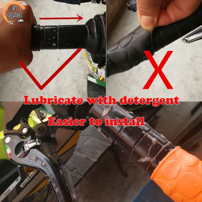 Set 4 Vỏ Bọc Tay Cầm Xe Máy Nhiều Màu Chống Trượt