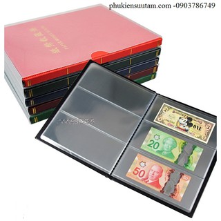 Album đựng tiền giấy 20 phơi 3 ngăn trong ( KO CÓ SẴN TIỀN BÊN TRONG ) - PHUKIENSUUTAM - AB000001